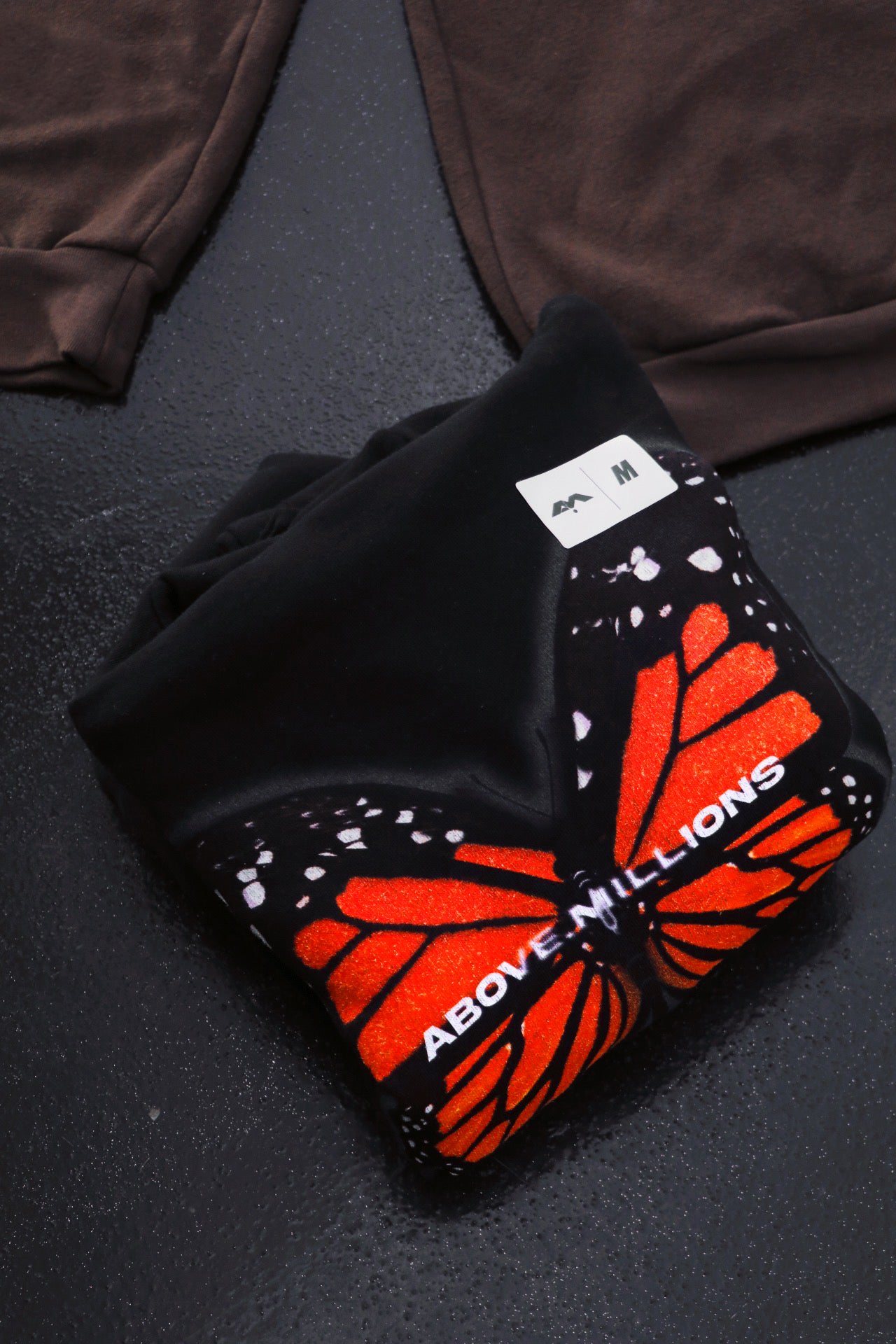 THE MONARCH. ✨ ORANGE BUTTERFLY MIDWEIGHT HOODIE