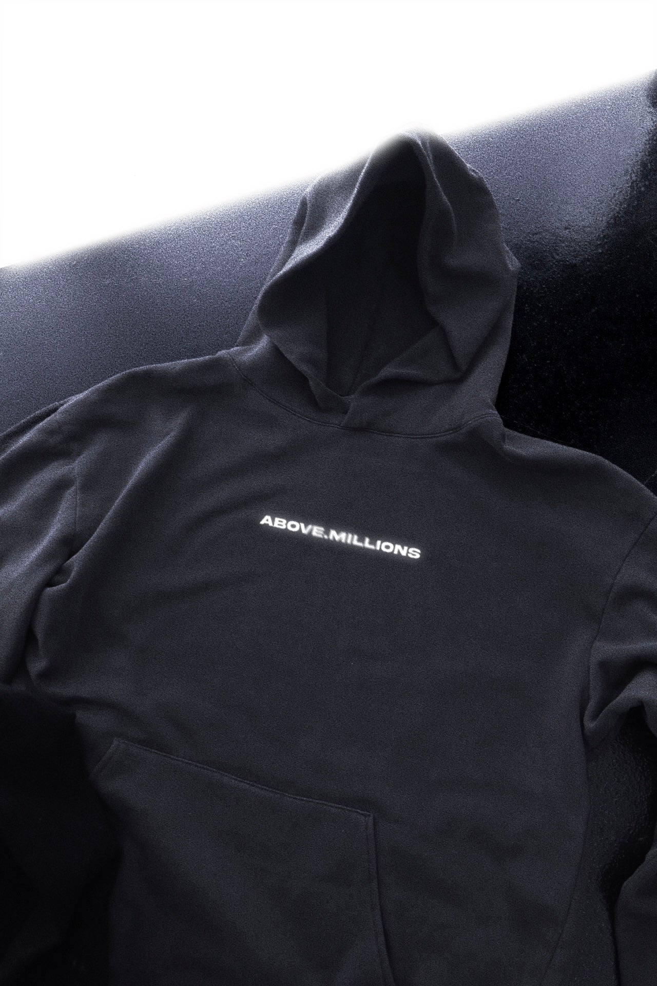 BLURRY TEXT ONLY VINTAGE MIDWEIGHT HOODIE