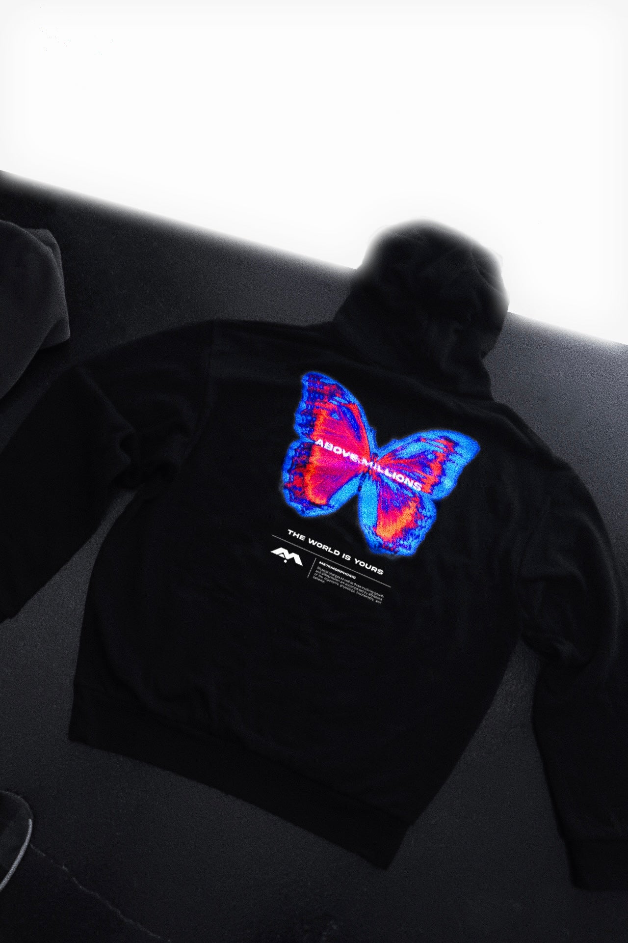 (UPGRADED QUALITY) METAMORPHOSIS HOLOGRAPHIC VINTAGE MIDWEIGHT HOODIE
