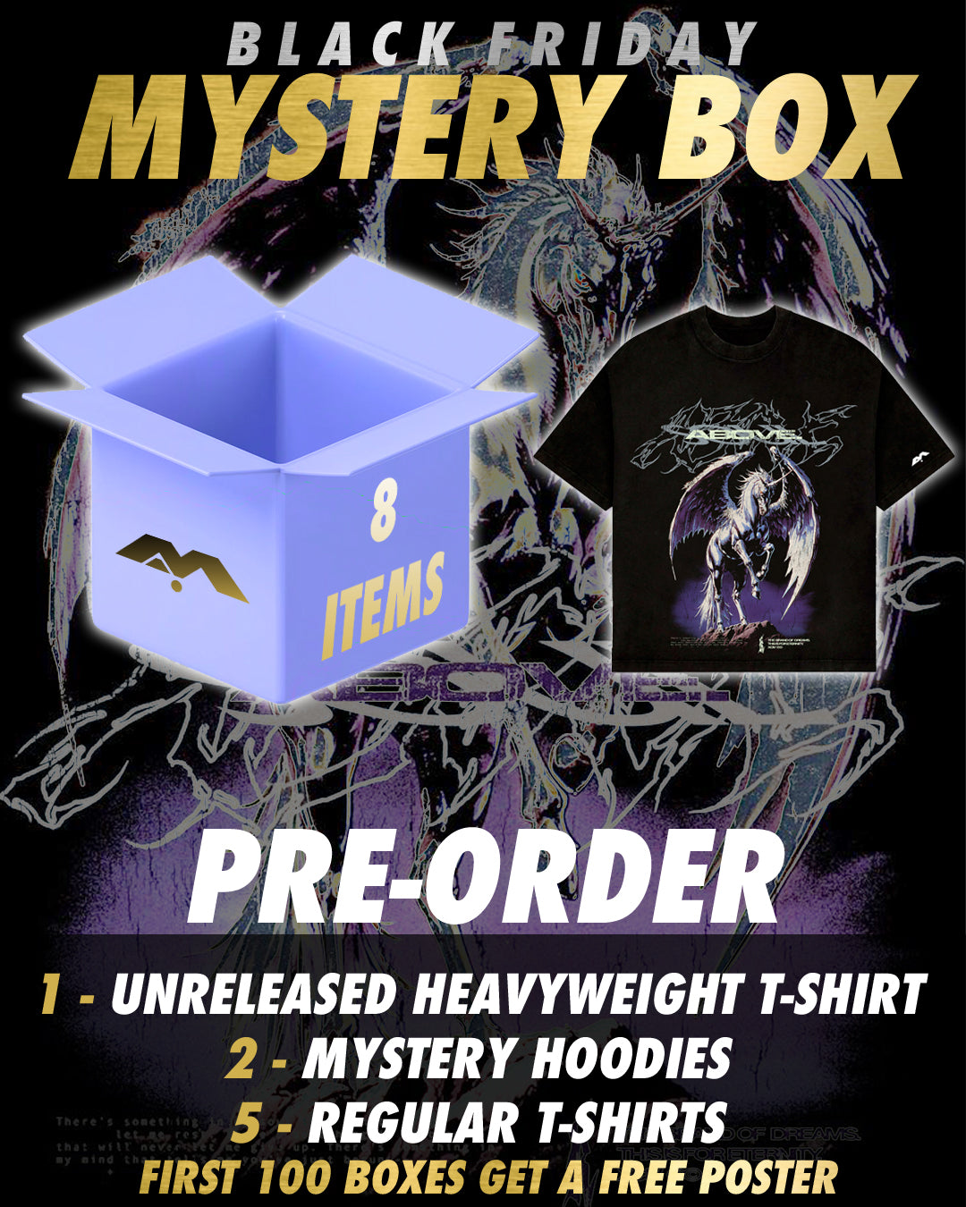 PRE-ORDER: BLACK FRIDAY MYSTERY BOX 📦✨ + FREE POSTER (A FEW LEFT)