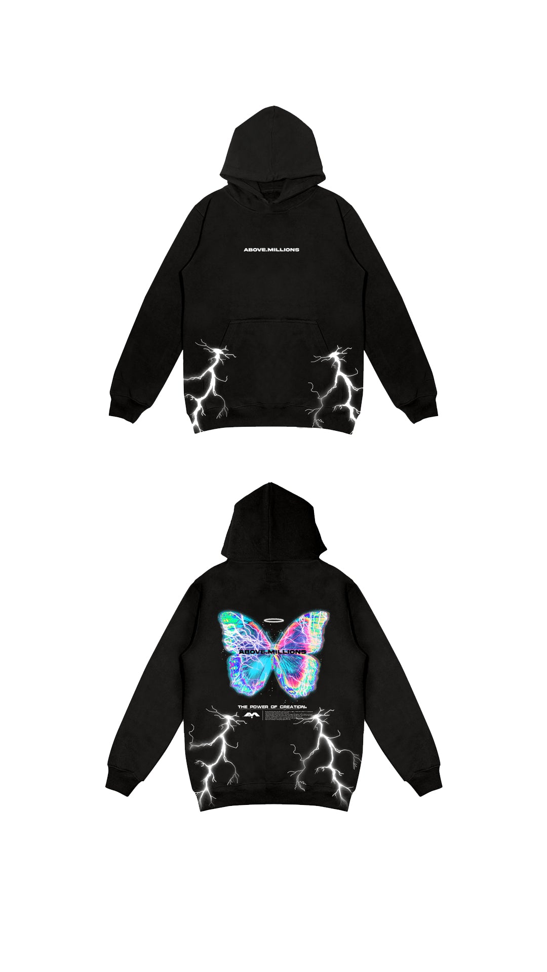 (RARE) STAR POWER. 🦋⚡️⭐️💫 MIDWEIGHT HOODIE