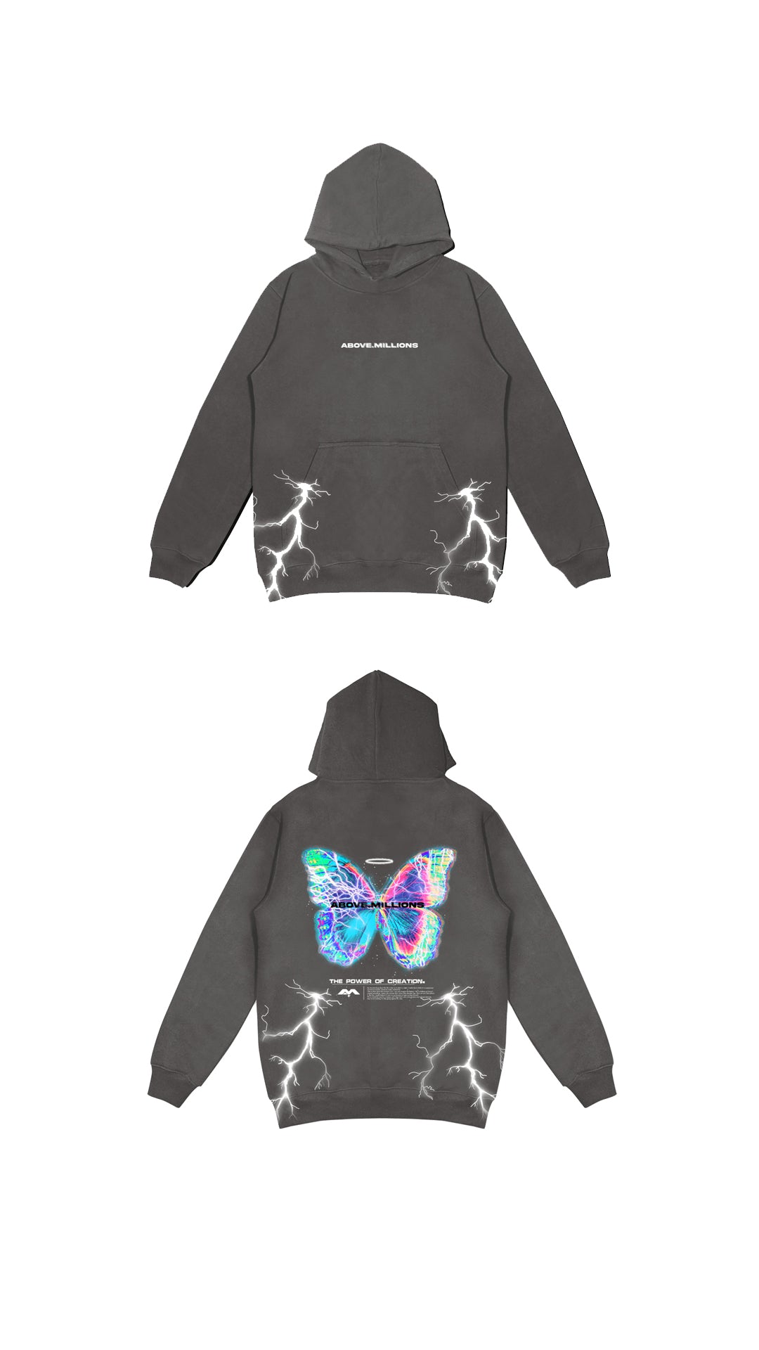 (RARE) STAR POWER. 🦋⚡️⭐️💫 MIDWEIGHT HOODIE