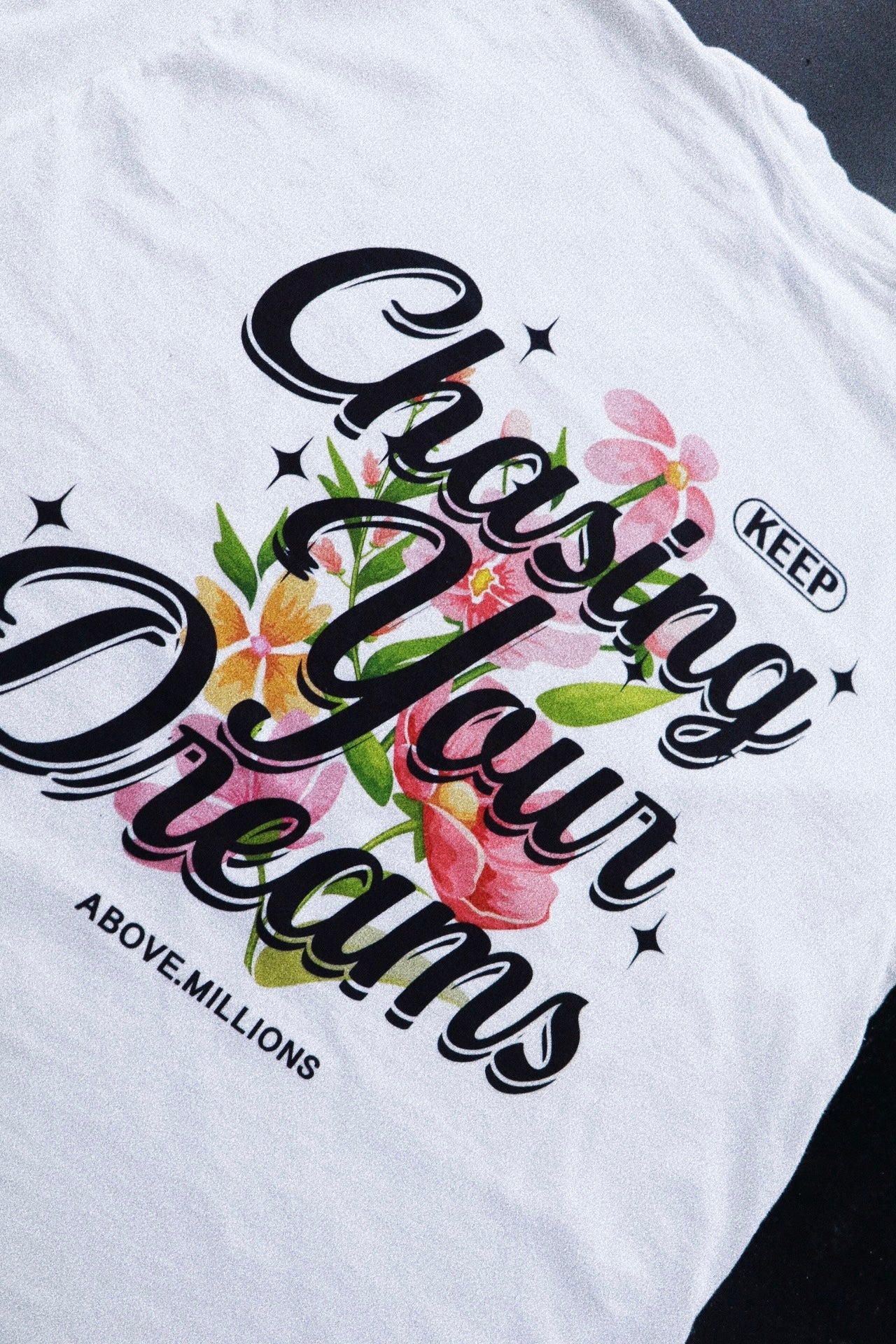 KEEP CHASING YOUR DREAMS🌸✨ HEAVYWEIGHT T-SHIRT