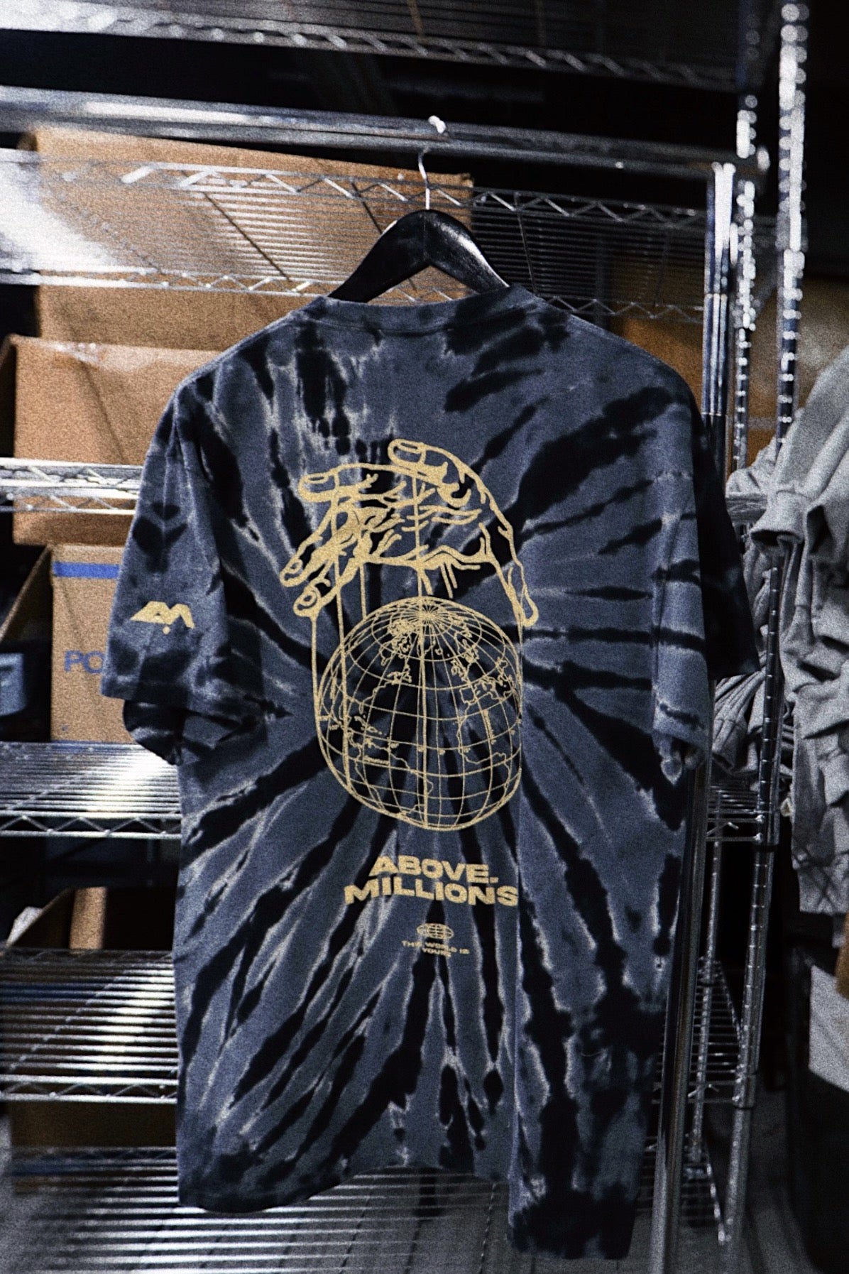 GLOBAL DOMINATION TIE DYE T-SHIRT