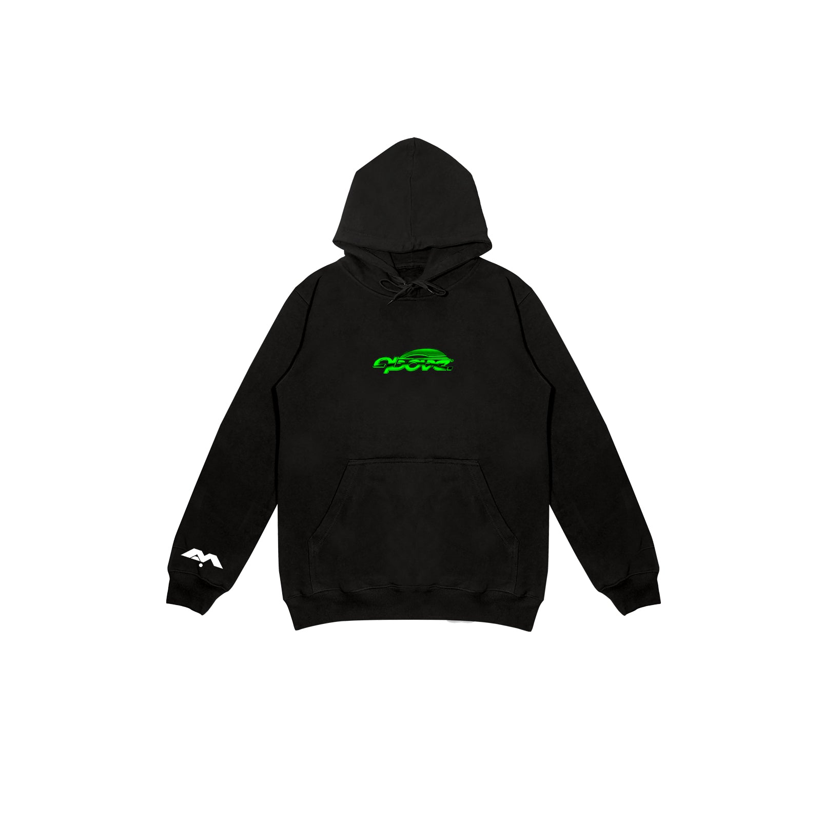 GREEN LOGO HOODIE